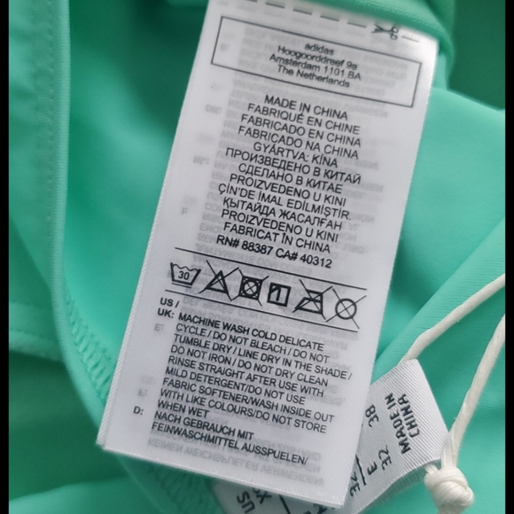 Adidas TRF Mint Green Swimsuit - Picture 16 of 16